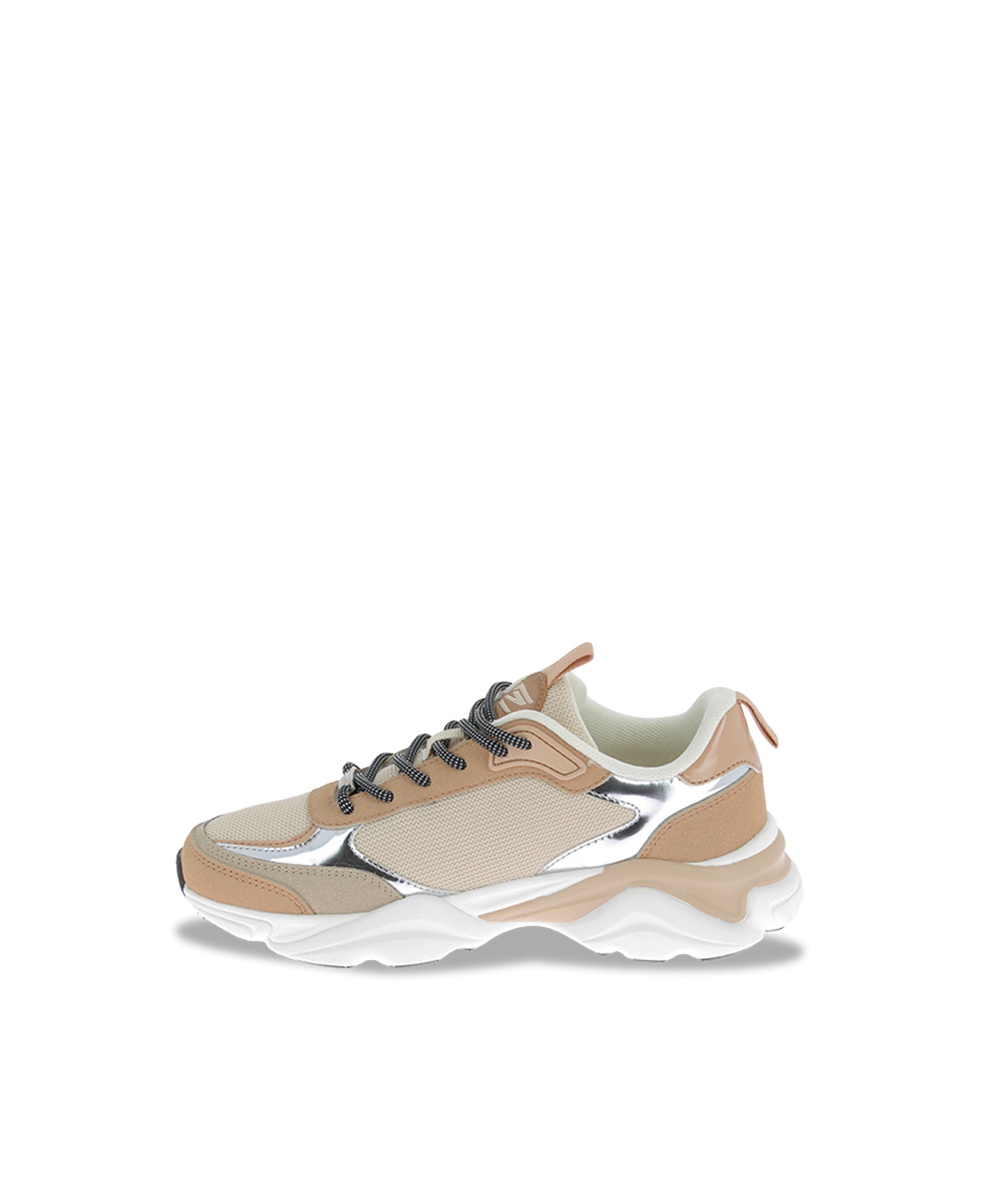 Baskets femme ARYA NUDE MULTI
