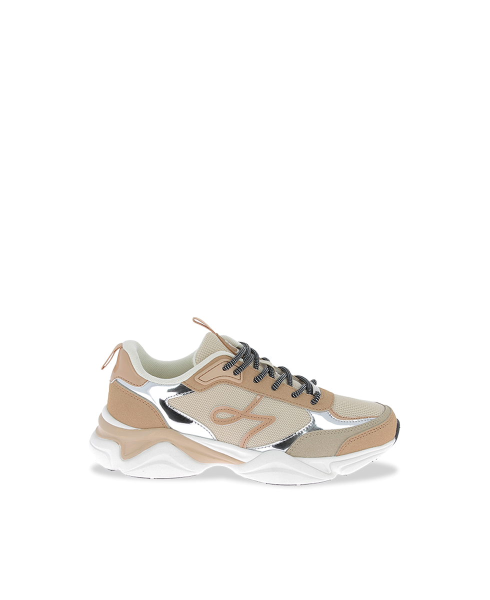 Baskets femme ARYA NUDE MULTI
