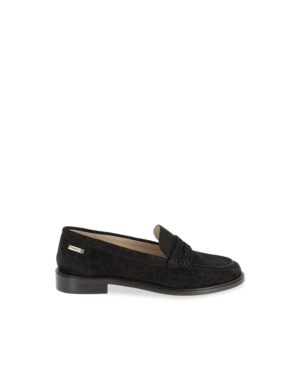 Mocassins femme LUCISUED NOIR IRISE