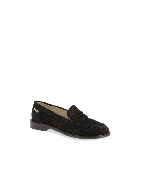 Mocassins femme LUCISUED NOIR IRISE