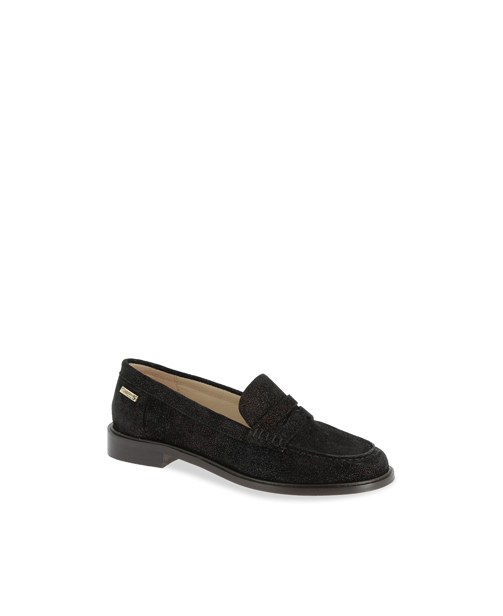 Mocassins femme LUCISUED NOIR IRISE