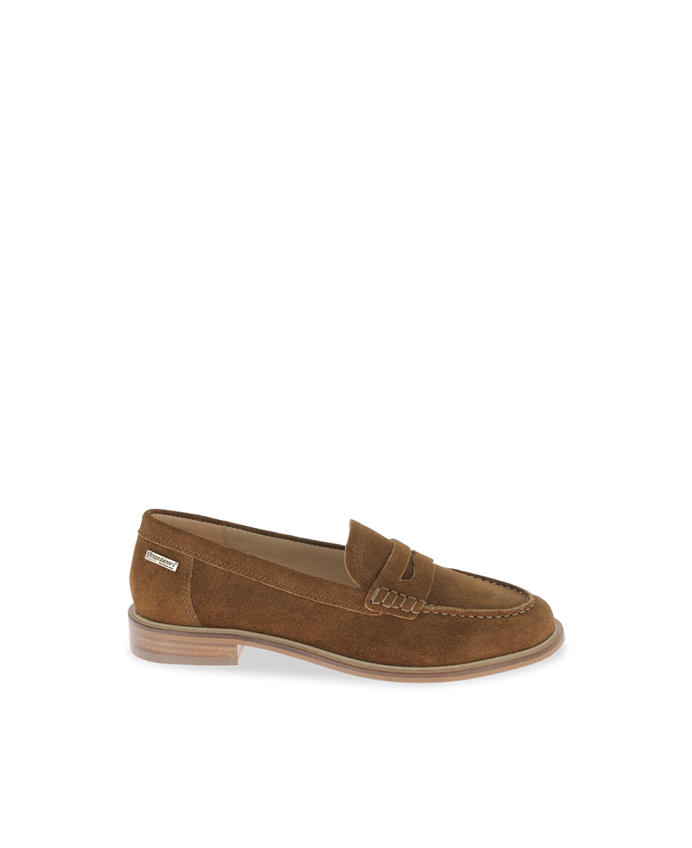 Mocassins femme LUCISUED CAMEL
