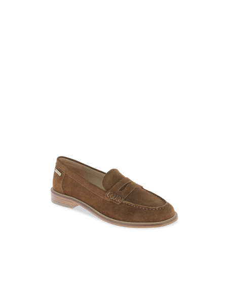 Mocassins femme LUCISUED CAMEL