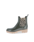 Bottines de pluie femme NOURA KAKI LEOPARD