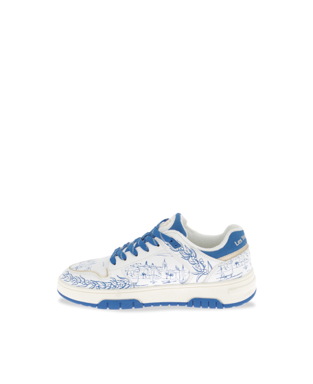 Baskets femme AGATROPEZ BLANC BLEU