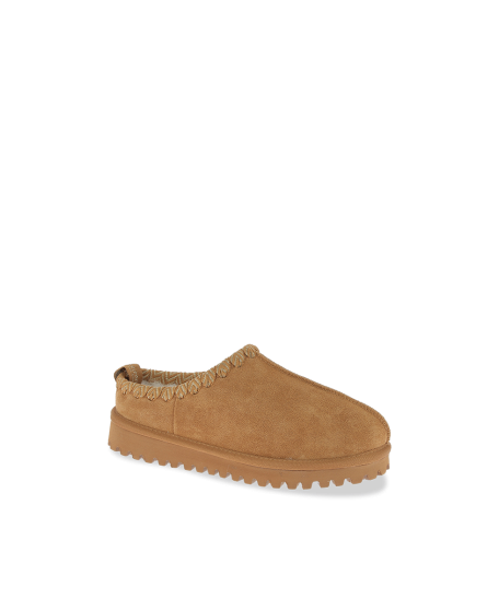 Mules fourrées femme CHAPKA CAMEL