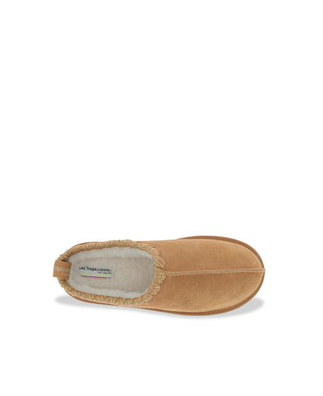 Mules fourrées femme CHAPKA CAMEL