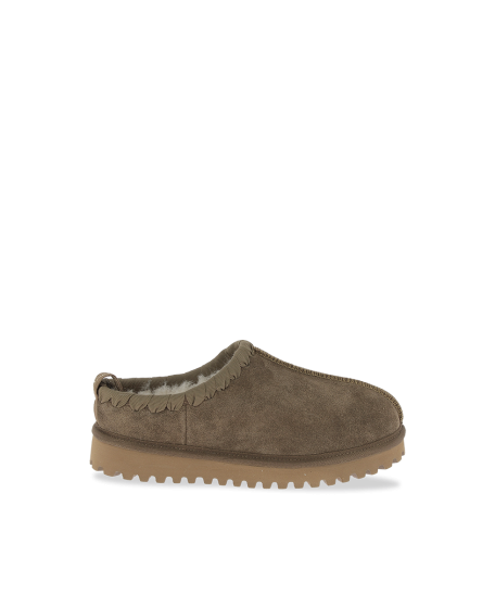 Mules fourrées femme CHAPKA KAKI