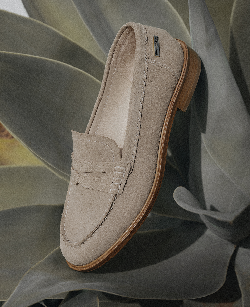 Mocassins femme LUCISUED SABLE