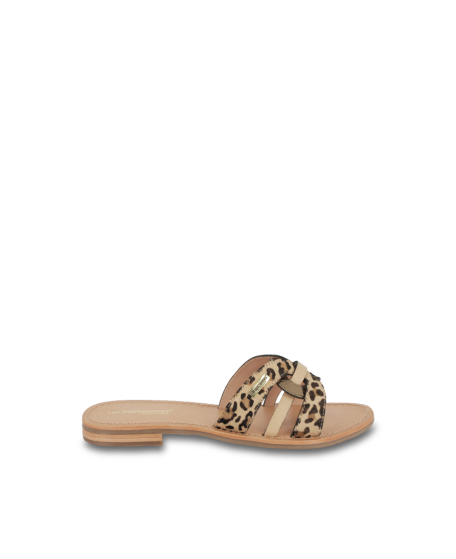 Mules femme à imprimé animalier HAMSUKOPO | Les Tropeziennes par M. Belarbi
