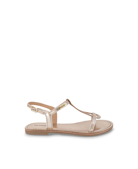 Sandales plates en cuir HAMATRIO | Les Tropeziennes par M. Belarbi