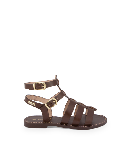 HAGORA spartiates plates femme en cuir | Les Tropeziennes par M.Belarbi | look chic