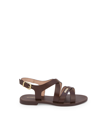 HAGMA sandales plates femme en cuir | Les Tropeziennes par M.Belarbi | look chic