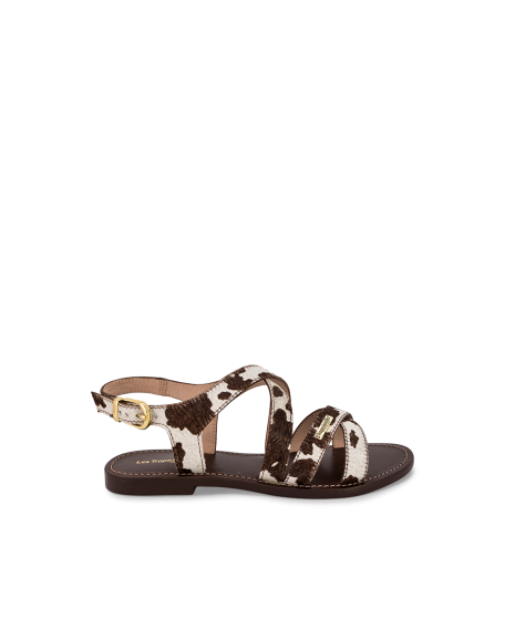 HAGMAPO sandales plates femme en cuir | Les Tropeziennes par M.Belarbi | élégance intemporelle