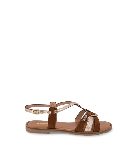 HABBY sandales plates femme en cuir | Les Tropeziennes par M.Belarbi | confort absolu