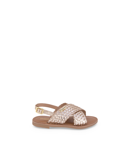 BISOU sandales plates fille en cuir | Les Tropeziennes par M.Belarbi | style affirmé