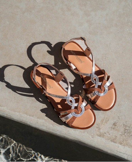 HABBY sandales plates femme en cuir | Les Tropeziennes par M.Belarbi | confort absolu