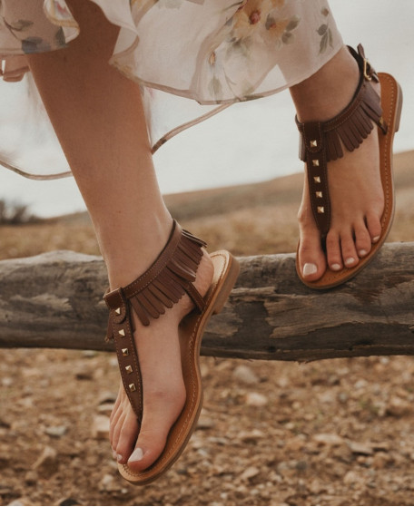 HATALY sandales femme à entre-doigts en cuir | Les Tropeziennes par M.Belarbi | style affirmé