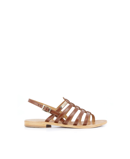Women's leather gladiator sandals HERISSON | Les Tropeziennes par M. Belarbi