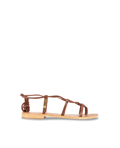 Sandales femme lacet cheville HELLEN | Les Tropeziennes par M. Belarbi