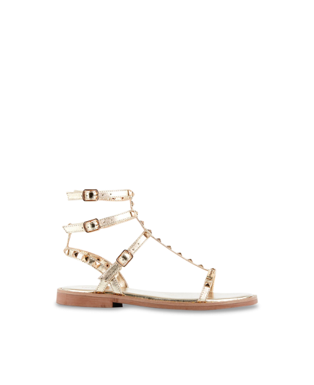 Sandales plates en cuir  CORALIE | Les Tropeziennes par M. Belarbi