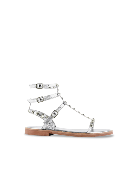 Sandales plates en cuir  CORALIE | Les Tropeziennes par M. Belarbi