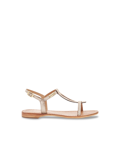 Sandales plates en cuir HAMAT | Les Tropeziennes par M.Belarbi