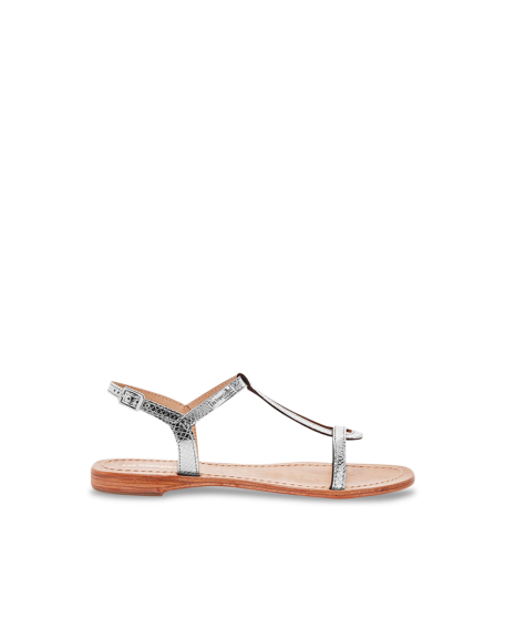 Sandales plates en cuir HAMAT | Les Tropeziennes par M.Belarbi