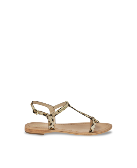 Sandales plates en cuir HAMAT | Les Tropeziennes par M.Belarbi