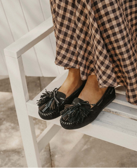 SCARLETT - Mocassin femme en cuir velours | Les Tropeziennes par M.Belarbi